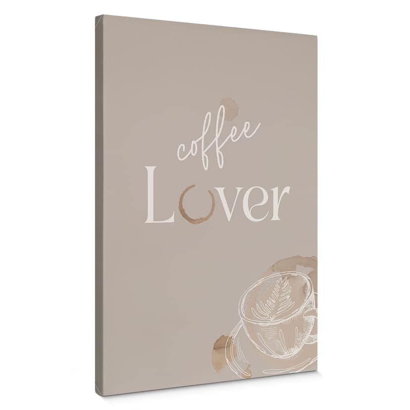 Canvastavla Kaffeälskare