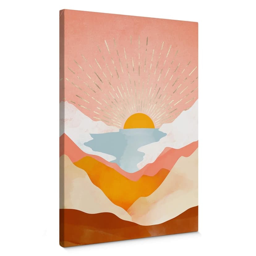 Canvastavla SpaceFrog Designs - Sommardag