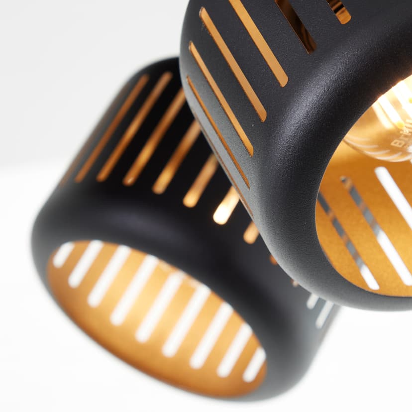Spotrohr Silvio 1 Gold, 28W, 22,5 x 38,5 cm, Metall Lampe