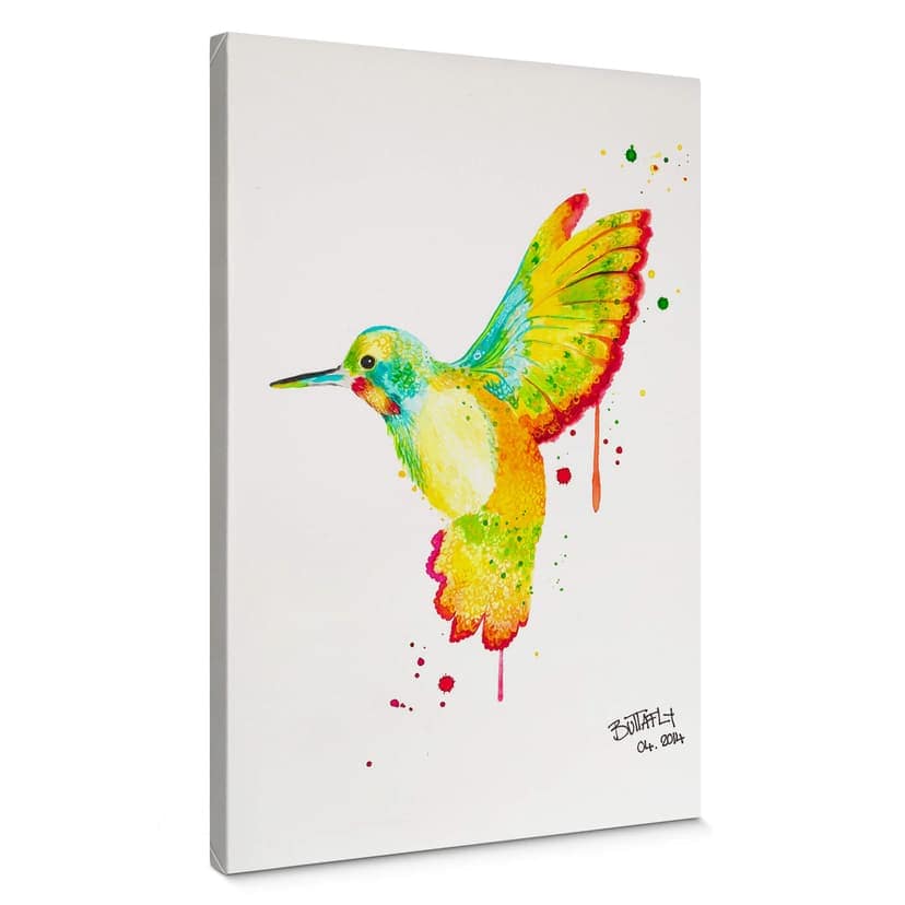 Canvastavla Buttafly - Kolibri