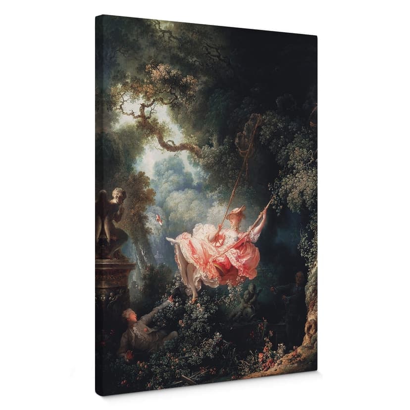 Canvastavla Fragonard - Gungan
