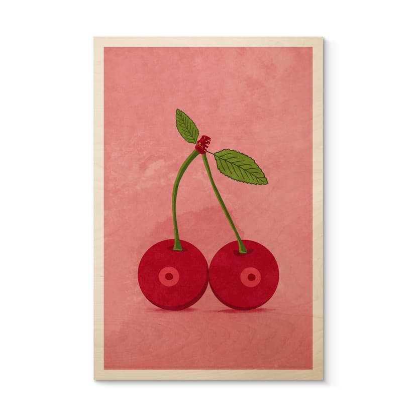 Träposter Sensuella körsbär | Feminism - Oltmanns