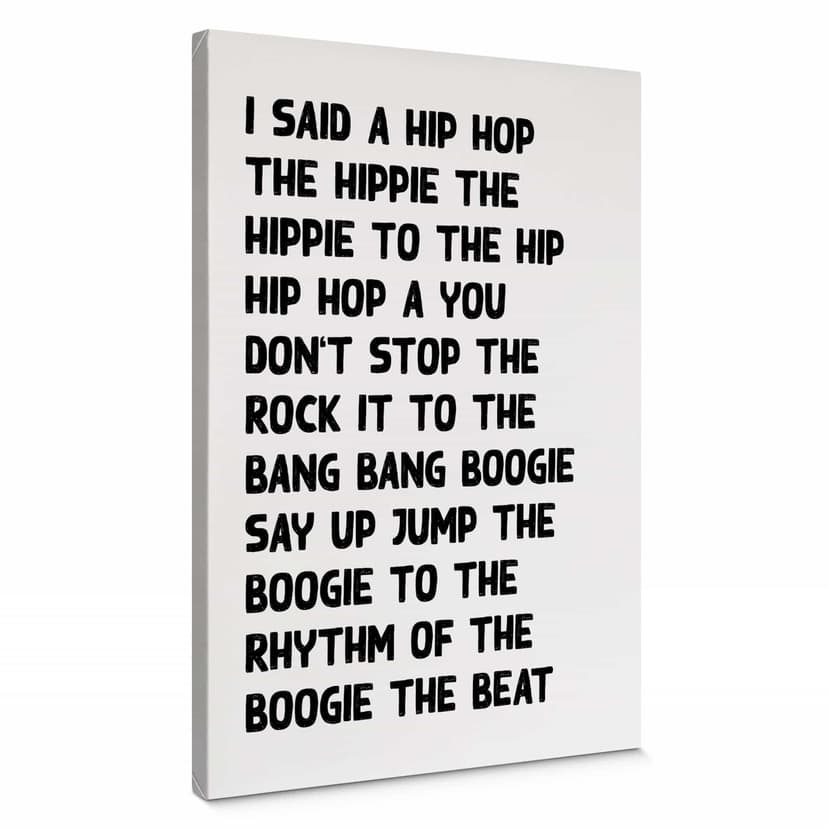 Canvastavla Jag sa en hip hop