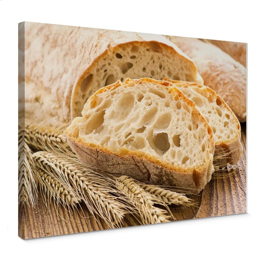 Canvas-bild ugnsfärsk ciabatta
