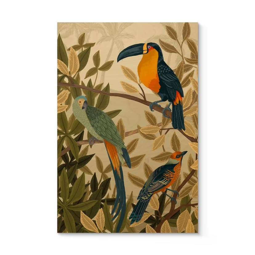 Träposter Goed Blauw - Paradis