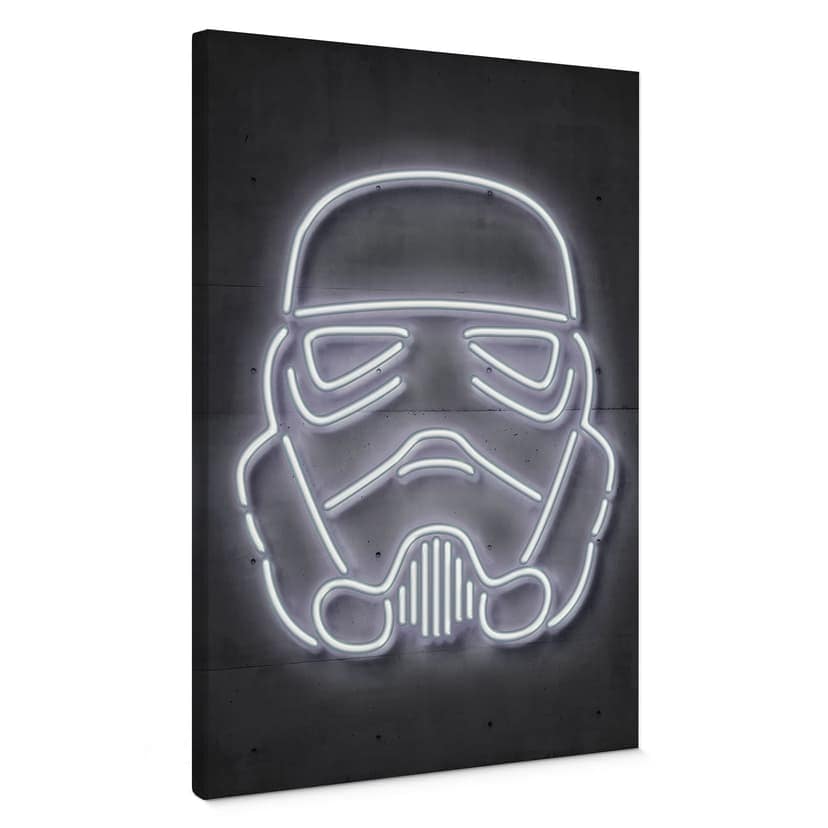 Stormtrooper hjälm Canvastavla - Mielu