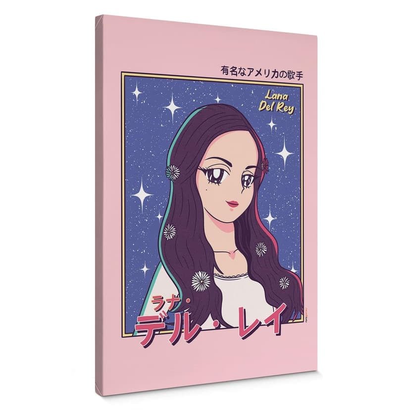 Canvastavla anime flicka "Lana del Rey" - Gomes
