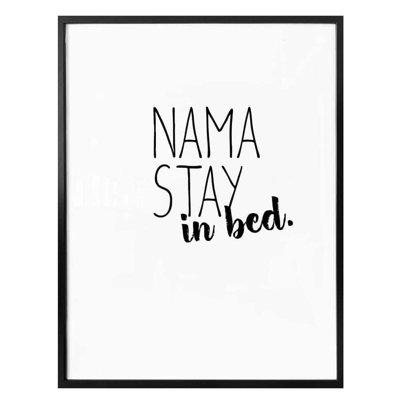Poster Namastay i sängen