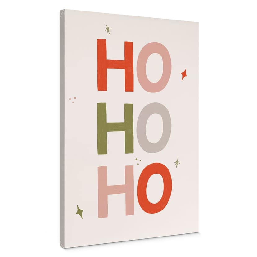 Canvastavla Jul Ho Ho Ho - Lisboa