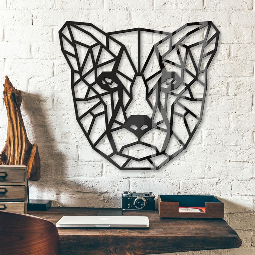 Origami cheetah akryl dekoration