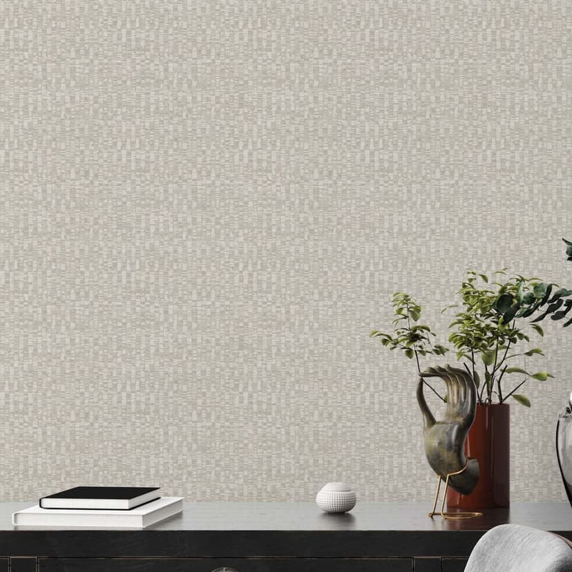 Modern tapet gråvit - vardagsrum, sovrum non-woven tapet