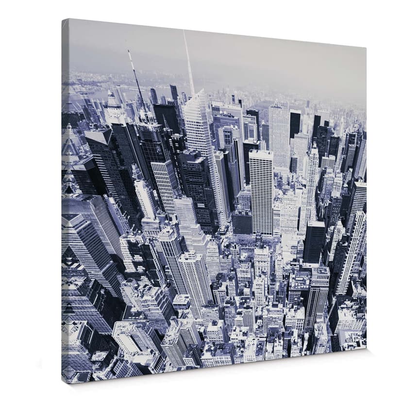 Canvastavla Manhattan flygfoto