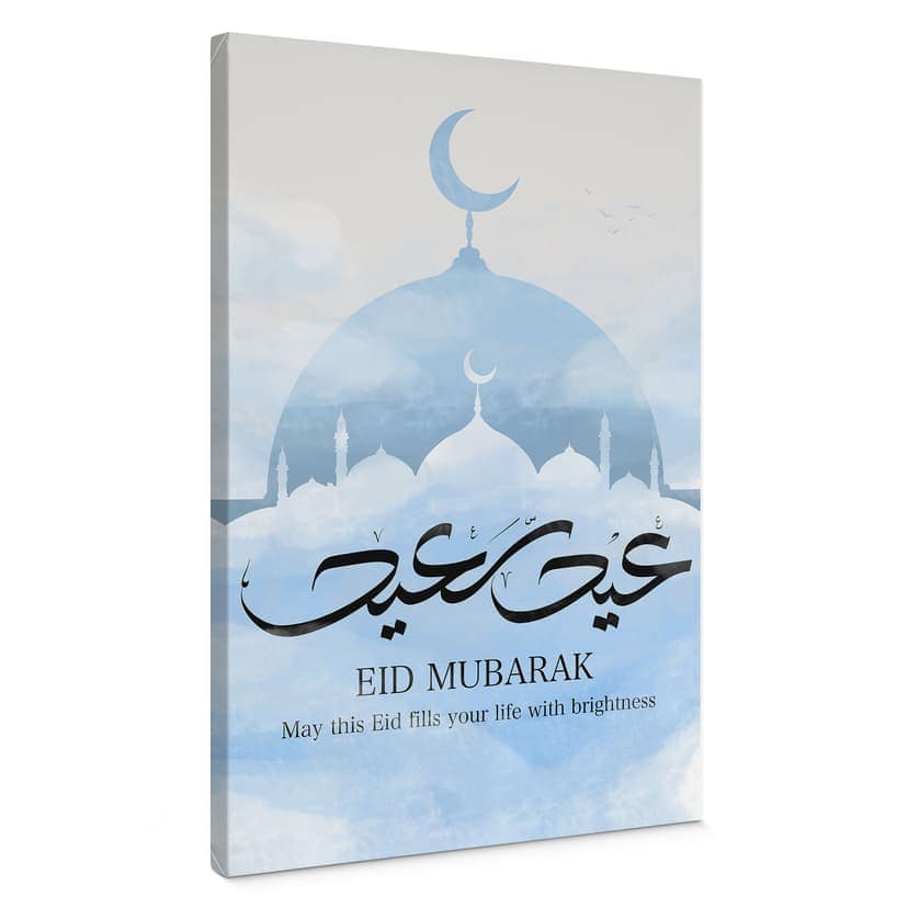 Canvastavla Eid Mubarak-moskén