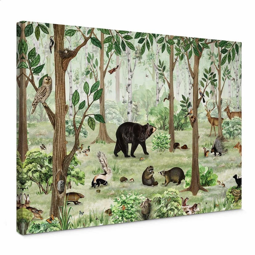 Canvastavla Kikki Belle - Skog sökbild