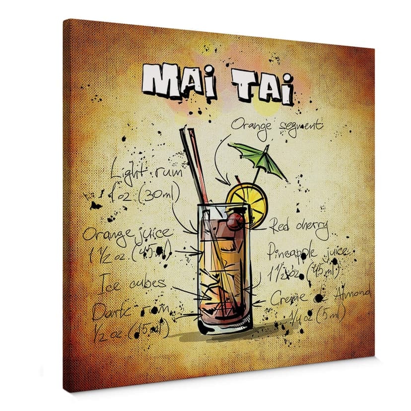 Canvastavla Mai Tai - Recept