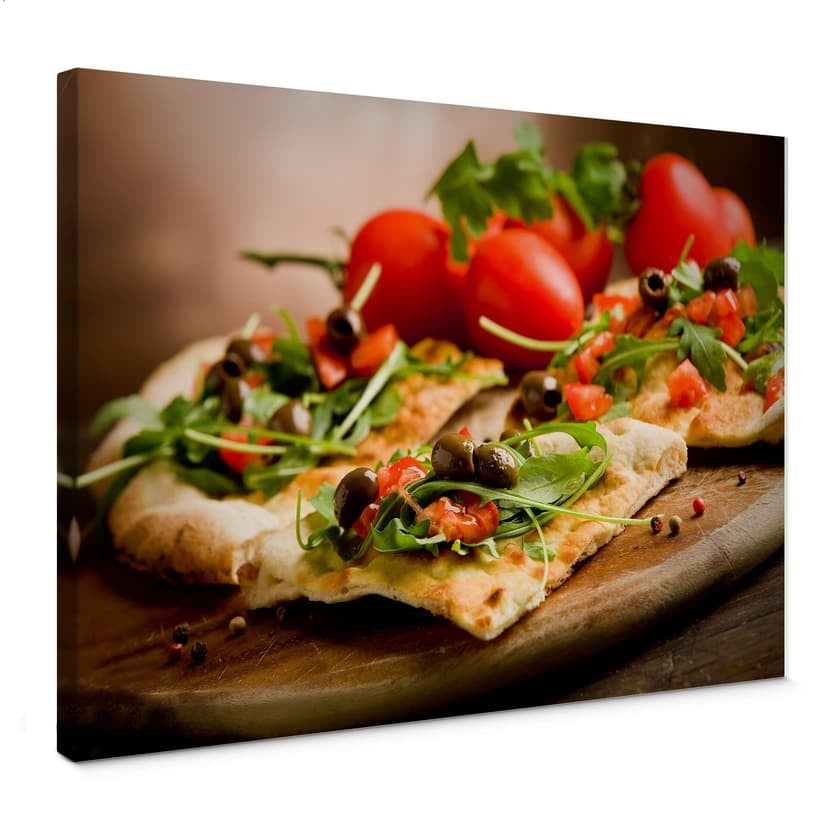 Canvastavla Pizza all'Italiana