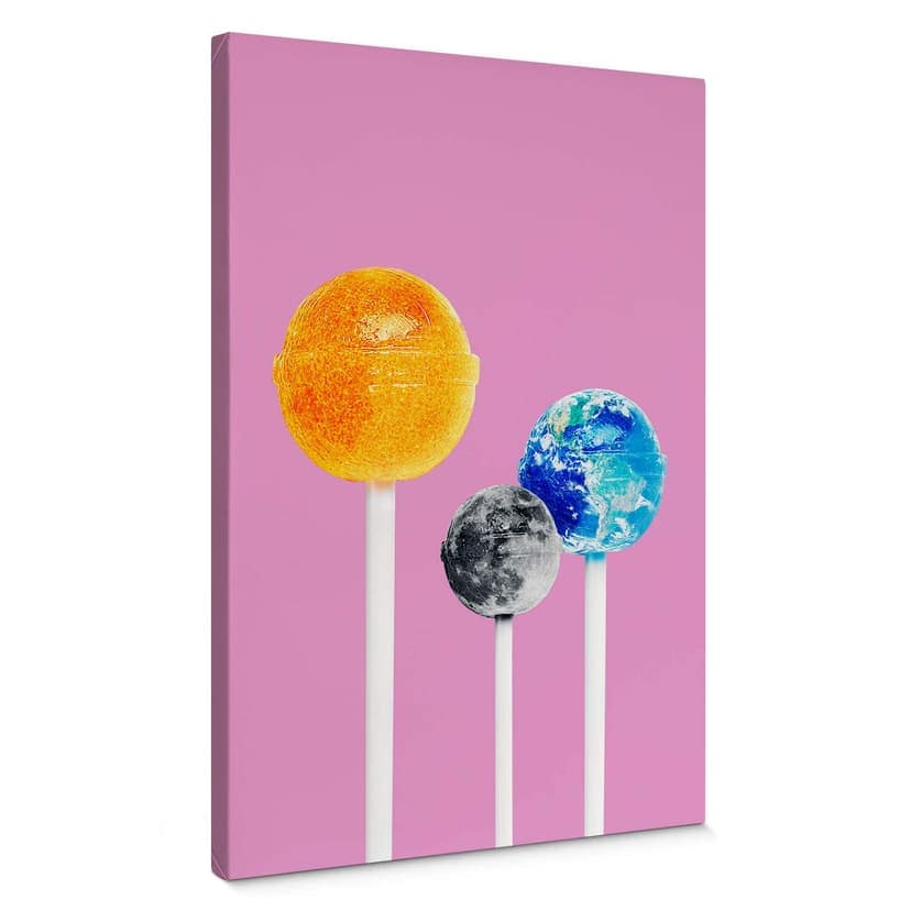 Canvastavla Lös - Lollipops