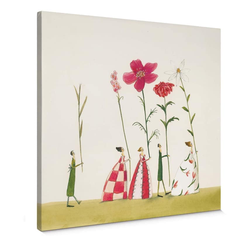 Canvastavla Leffler - Blomsterbärare