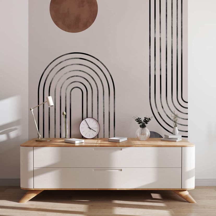 1X Studio - Fototapet med bågar och knoppar