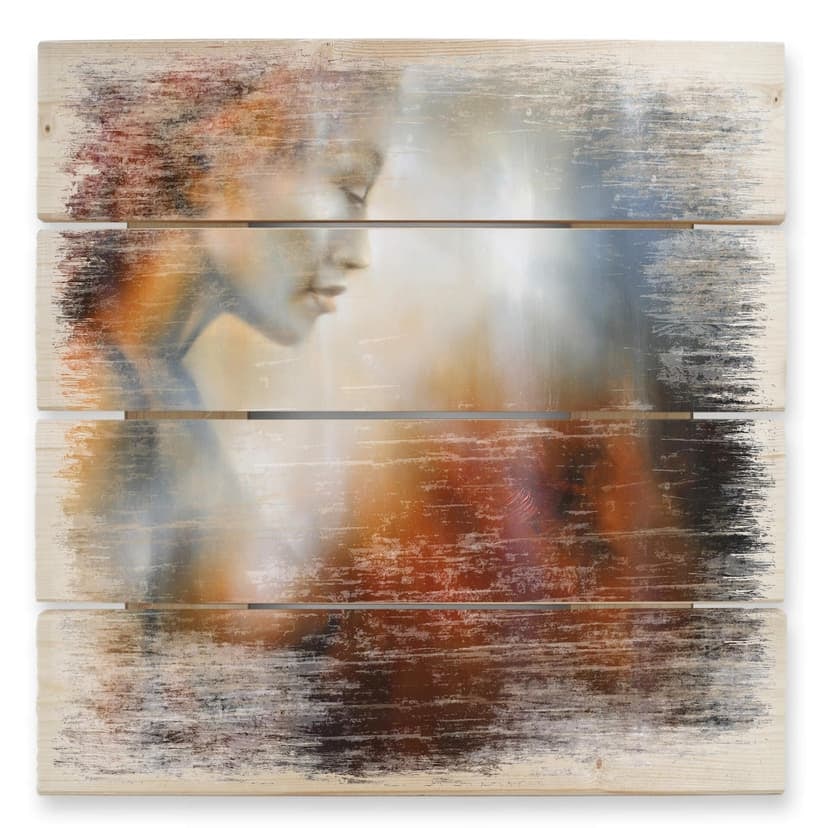 Schmucker Trätavla - Jana - 40x41,5 cm