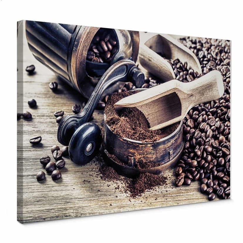 Kaffe doft canvas bild