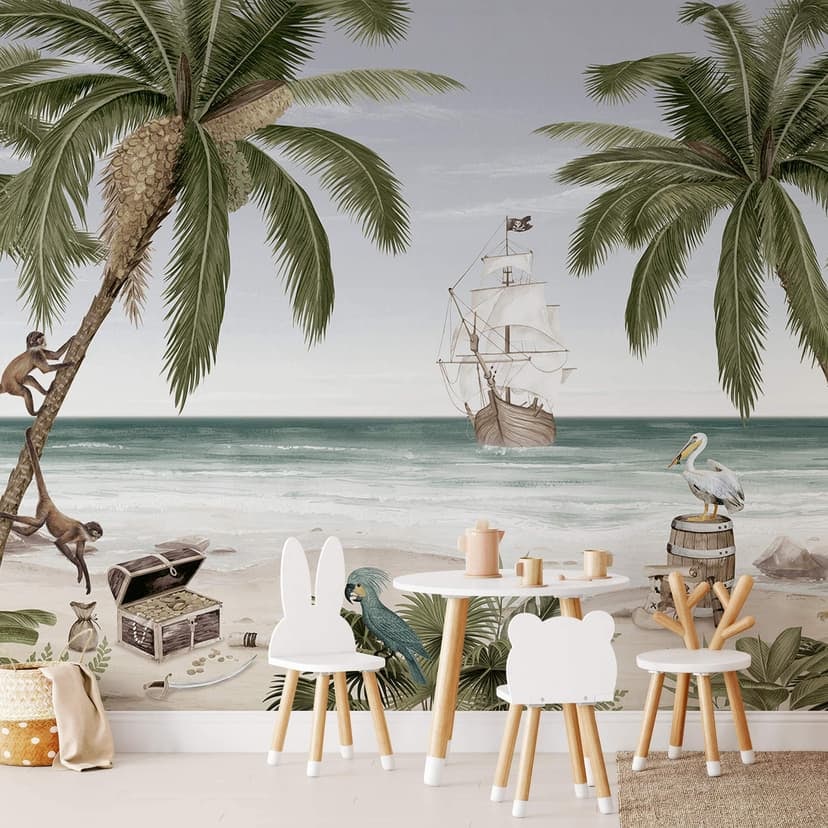 Kikki Belle - Fototapet för Pirate Cove för barnrum