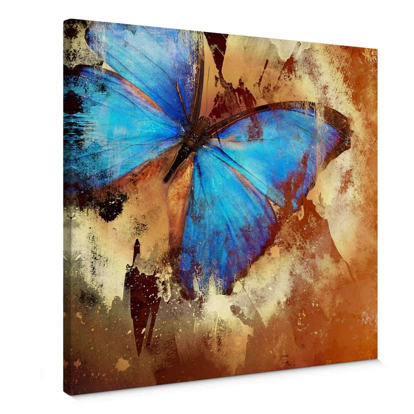 Canvastavla Butterfly Ice