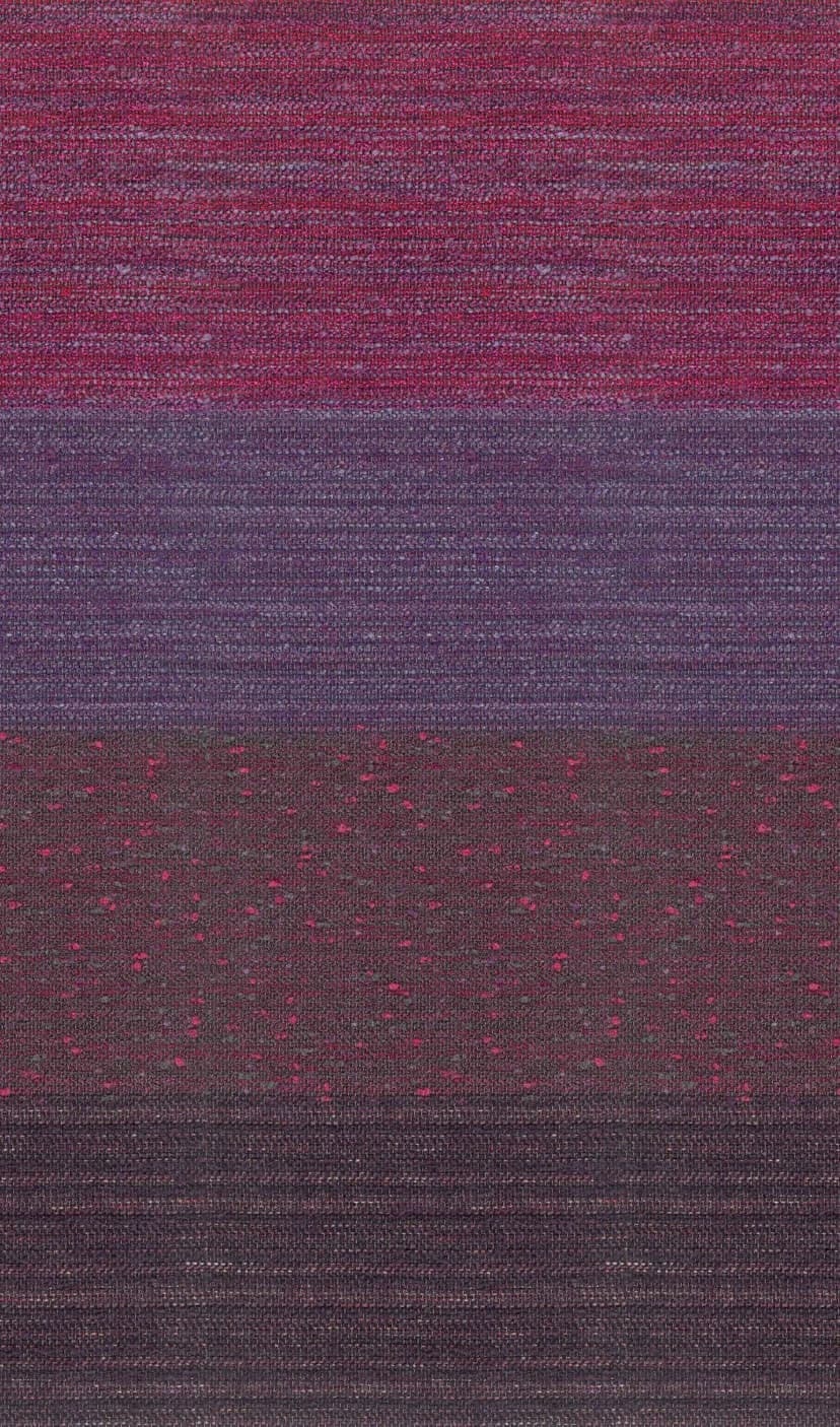 Fototapet med gradient i bordeauxlila och grått med motiv i textiloptik 2,7 x 1,59 m