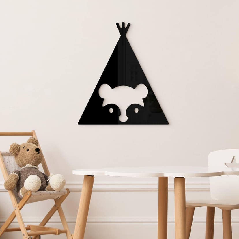 Akryl dekoration tipi - björn