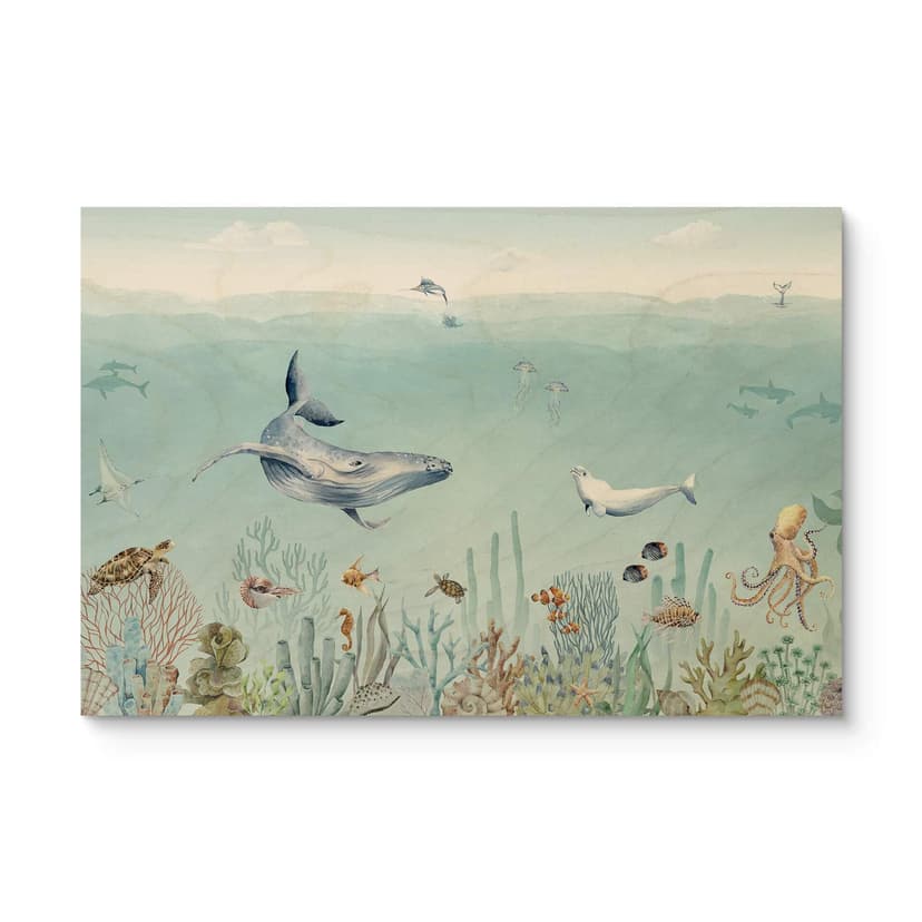 Kikki Belle Träposter - Havsliv