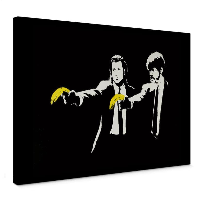 Canvastavla Banksy - Pulp Fiction