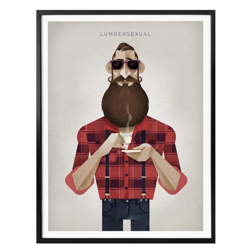 Poster Brown - Lumbersexuell