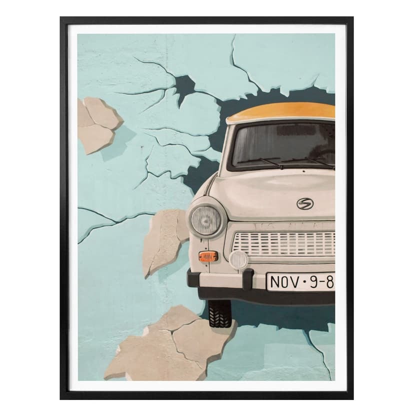 Poster Genom väggen