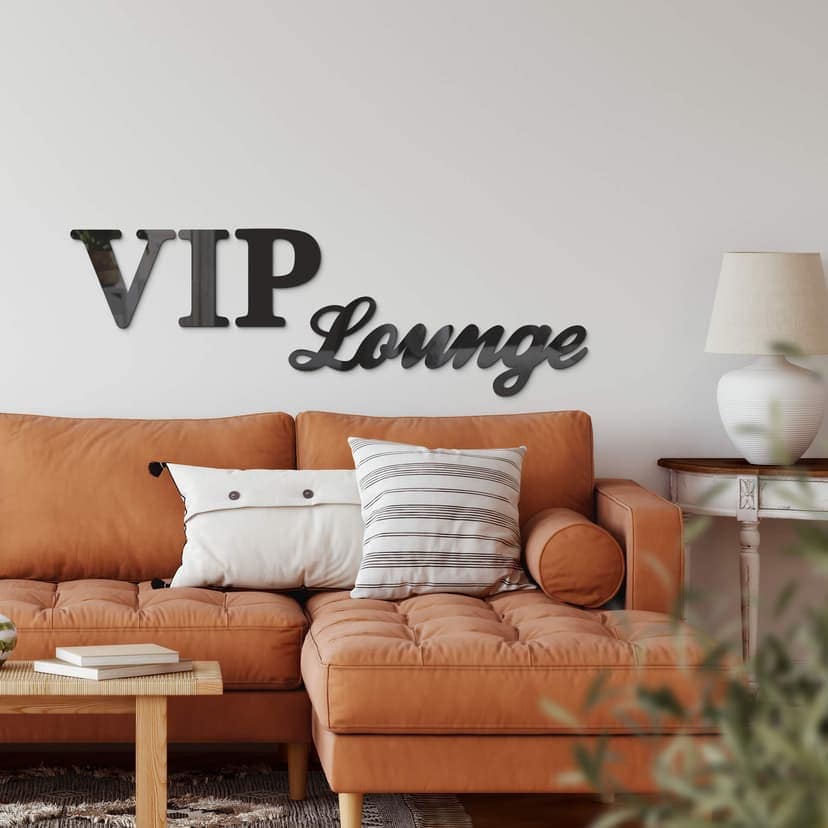 Akrylbokstäver VIP-lounge