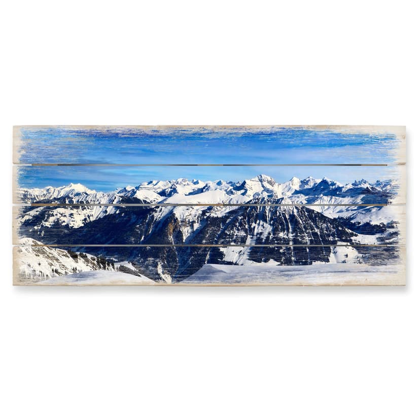 Trätavla Alpin panorama - Panorama
