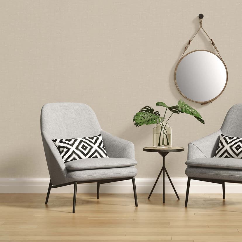 Non-woven tapet grå beige modern - slitstark kökstapet
