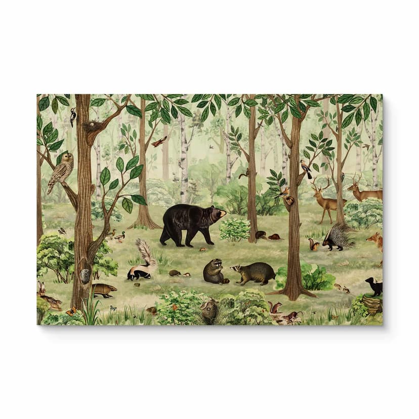 Träposter Kikki Belle - Skog sök bild