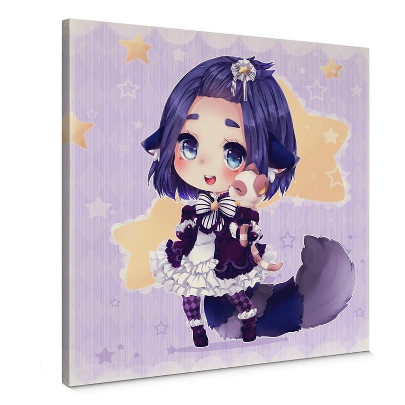 Canvastavla La Doll Blanche - Chibi Esther