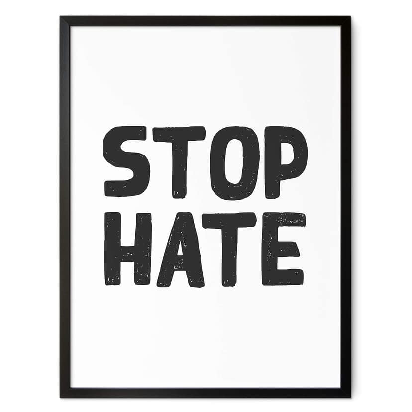 Poster Stoppa hatet