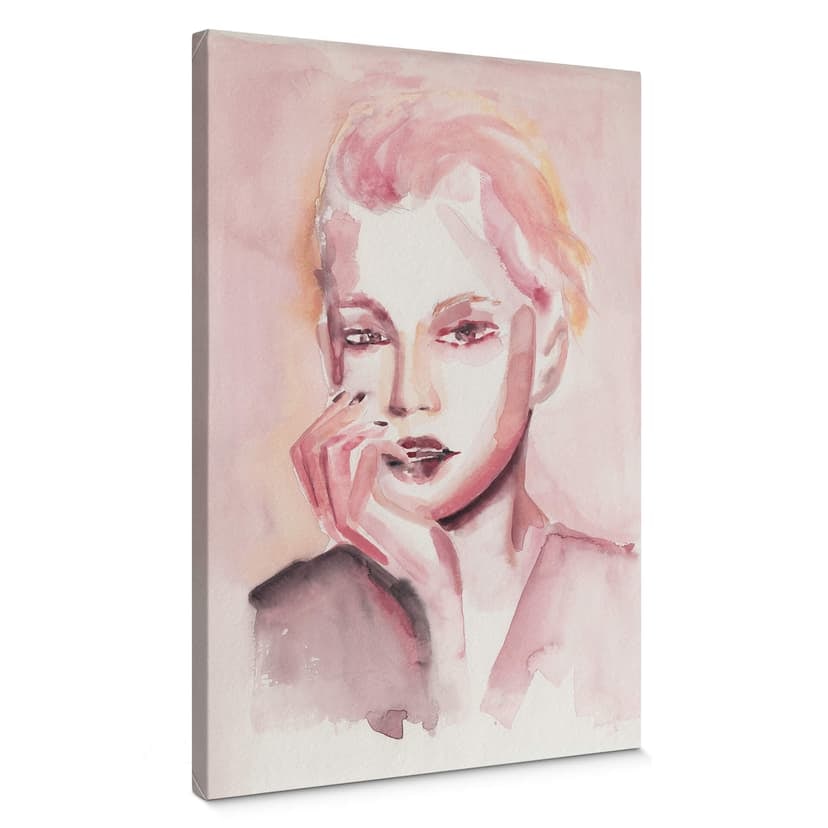 Canvastavla Verbaan - Genom Rosey-linser