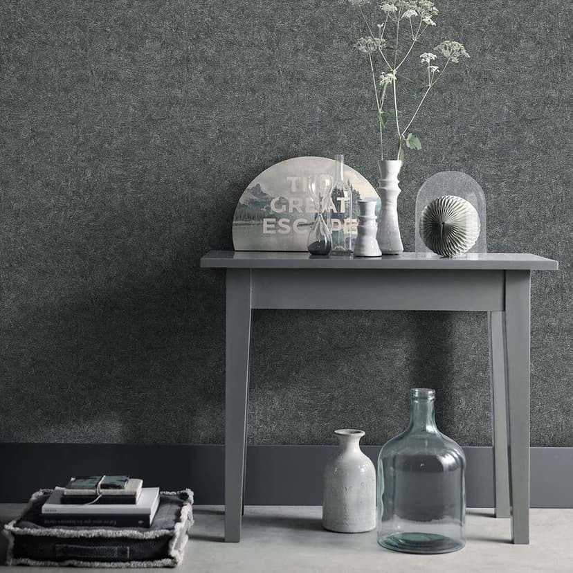 Glittrande enhetstapet, non-woven tapet Fashion for Walls 4 av Guido Maria Kretschmer grå