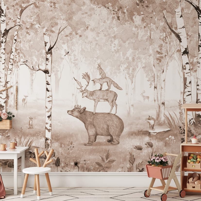 Kikki Belle - Fototapet av Björnkungen