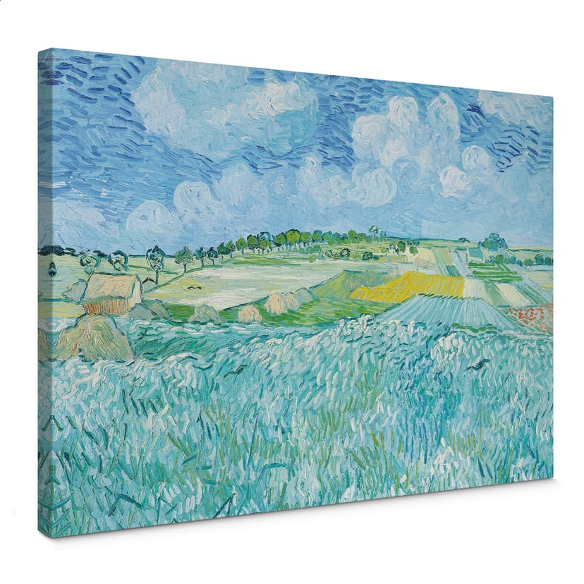 Canvastavla van Gogh - Slätten vid Auvers