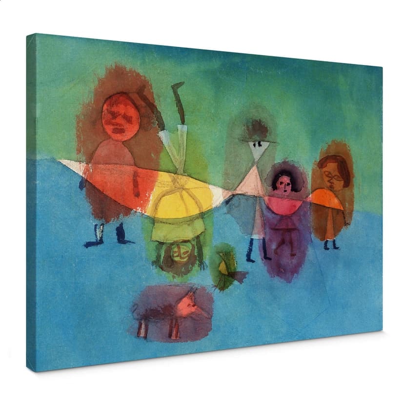 Canvastavla Klee - Barngrupp