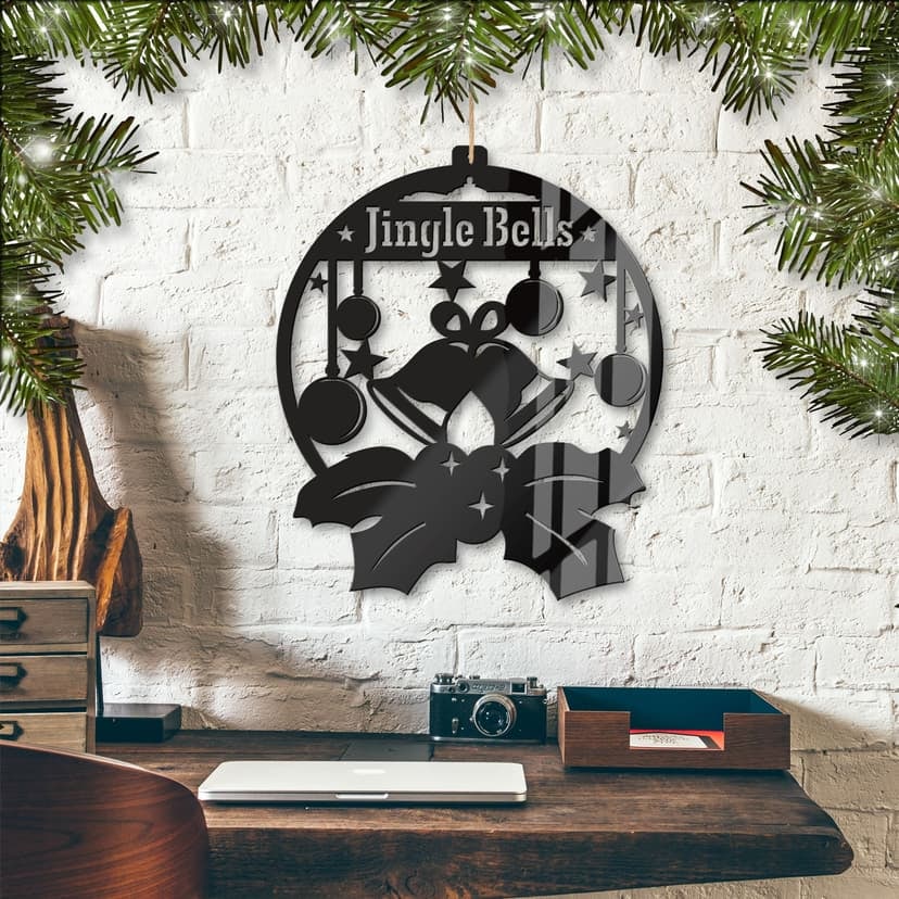 Akryl dekoration Jingle Bells
