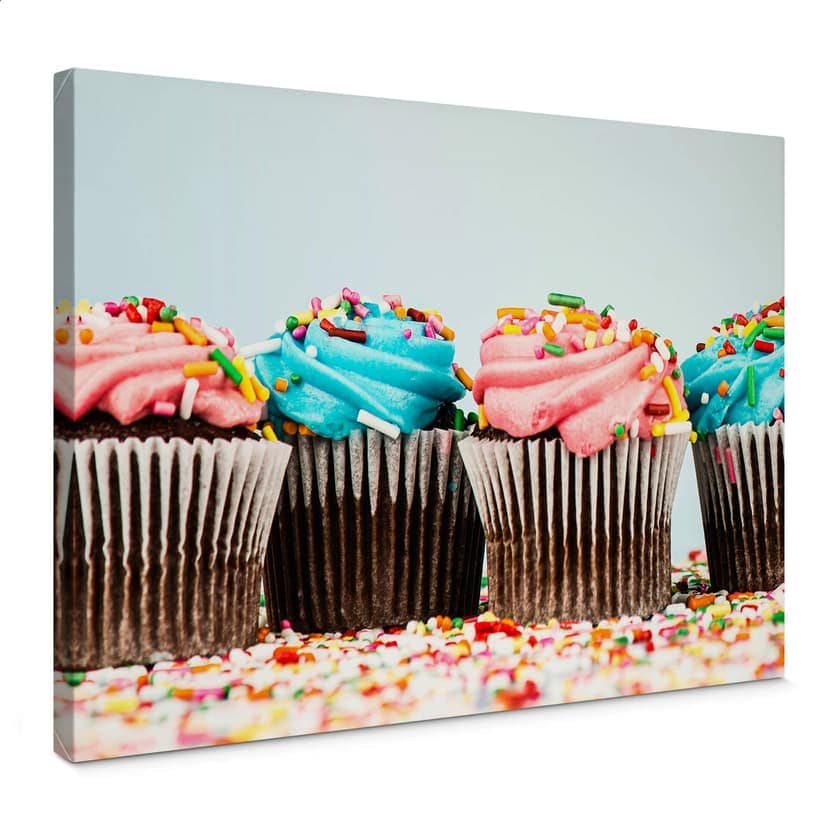 Canvastavla Party Cupcakes