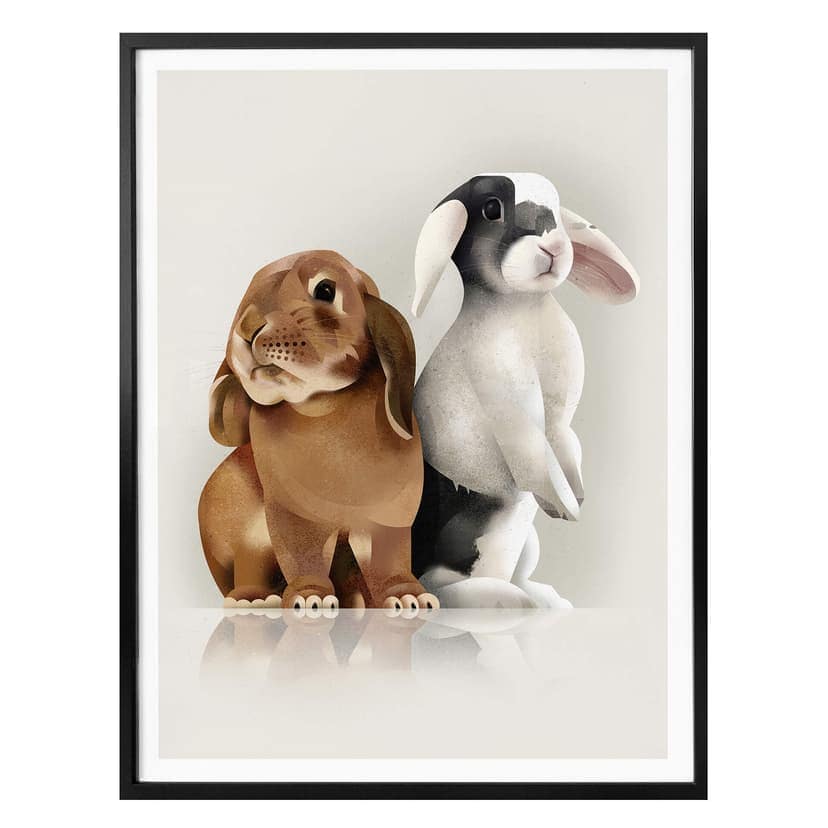 Poster Brown - Bunny Love
