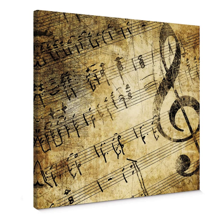 Canvastavla musik