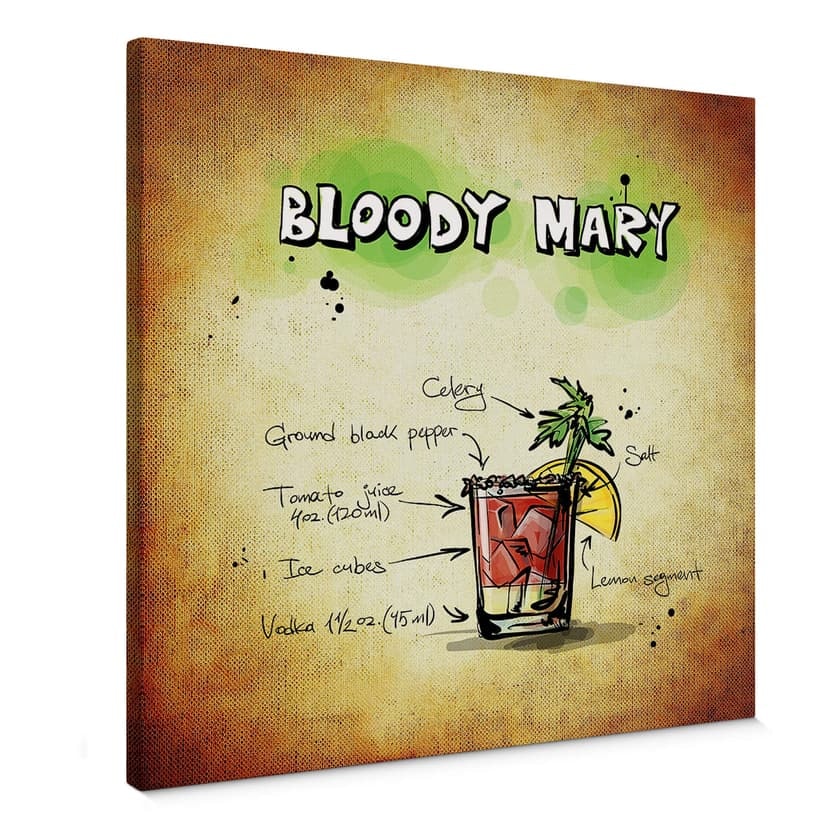Bloody Mary Canvastavla - Recept