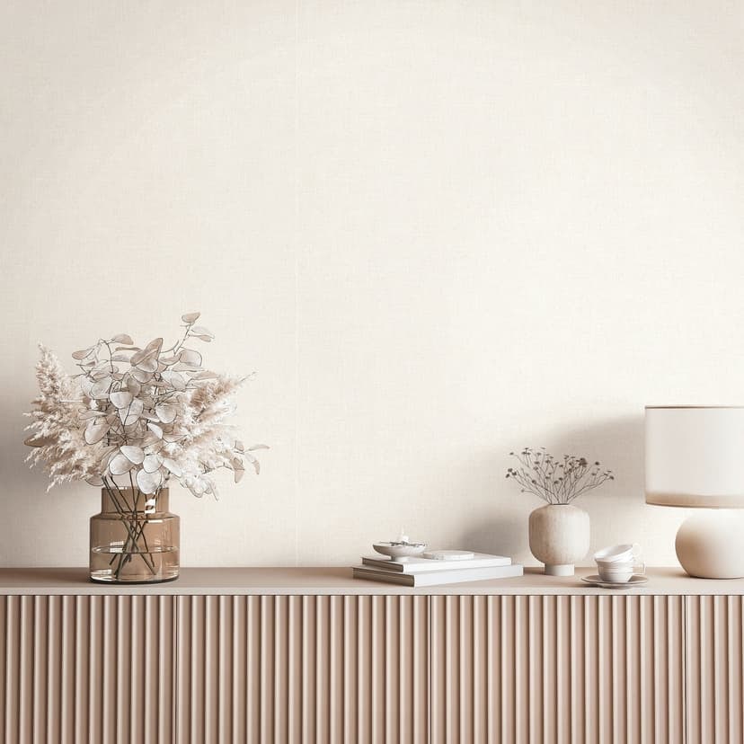 Icke-vävd tapet textil, strukturerad slät modern matt i beige brun
